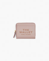 The Leather Mini Compact Wallet Rose