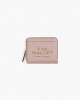 The Leather Mini Compact Wallet Rose