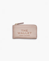 The Leather Top Zip Multi Wallet Rose