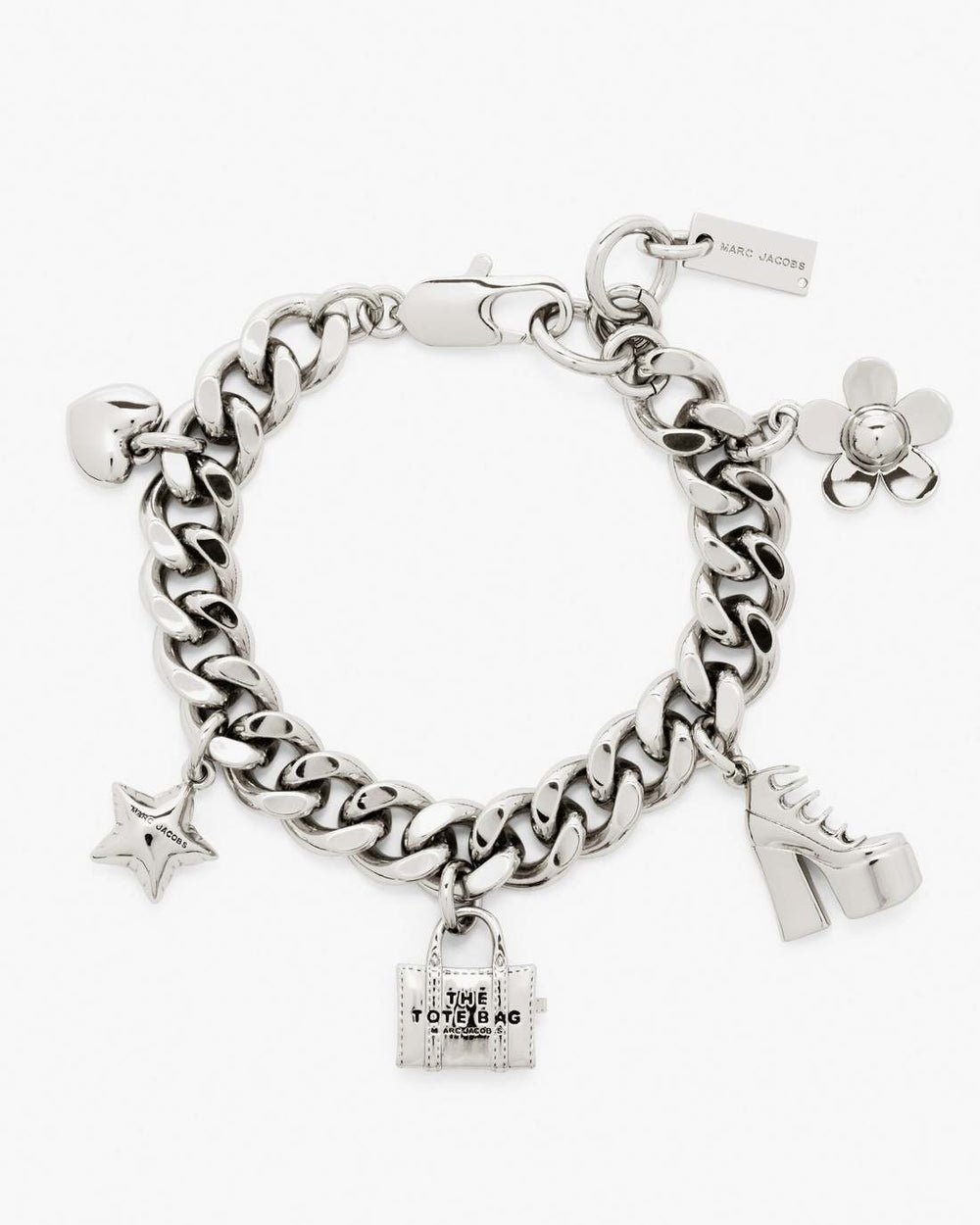 The Mini Icon Charm Bracelet Light Antique Silver