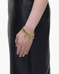 The Mini Icon Charm Bracelet Light Antique Gold