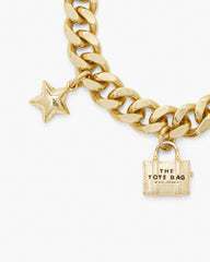 The Mini Icon Charm Bracelet Light Antique Gold