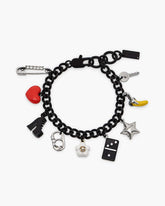 The Collector Charm Bracelet Black Multi