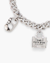 The Sticker Charm Bracelet Silver Multi