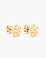 Daisy Balloon Stud Earrings Gold
