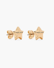 The Star Balloon Stud Earrings Light Antique Gold