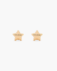 The Star Balloon Stud Earrings Light Antique Gold
