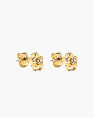 The Daisy Earrings Gold/Crystal