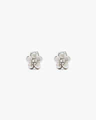 The Daisy Earrings Silver/Crystal