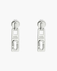 J Marc Zipper Earrings Silver