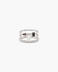 The Rouge Ring Set Silver/Multi