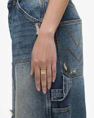 The Tote Bag Ring Light Antique Gold