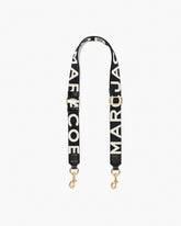 The Thin Logo Webbing Strap Black/White