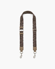 The Thin Outline Logo Webbing Strap Cement Multi