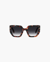 The J Marc Square Sunglasses Havana Multi