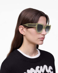 The J Marc Square Sunglasses Olive