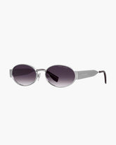 The Classic Logo Round Sunglasses Silver