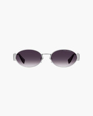 The Classic Logo Round Sunglasses Silver