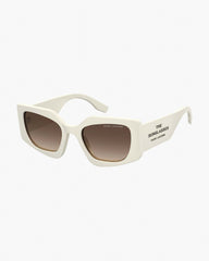 The Square Cat Eye Sunglasses Ivory