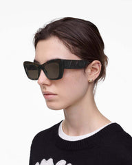 The Bold Logo Cat Eye Sunglasses Havana