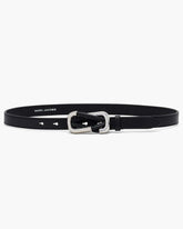 The Dual Belt Black/Silver