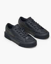 The Leather Sneaker Black