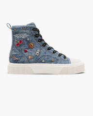 The Trinket Charm High Top Sneaker Medium Wash Multi