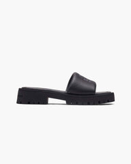The Lug Sole Slide Black