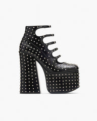The Glam Studs Kiki Ankle Boot Black