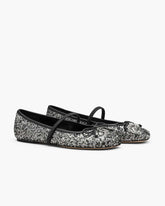 The Sequin Sabrina Ballerina Silver