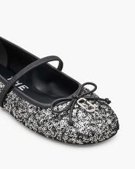 The Sequin Sabrina Ballerina Silver