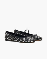 The Studded Sabrina Ballerina Black Multi