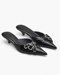 The Emma Kitten Heel Black