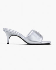 The Metallic J Marc Heeled Sandal Silver