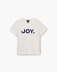 Joy. Slim Tee White