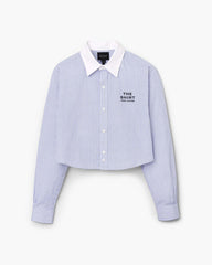 The Cropped Femme Shirt Blue Multi