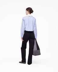 The Cropped Femme Shirt Blue Multi