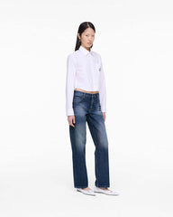 THE CROPPED FEMME SHIRT White