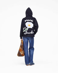 Marc Is Joy Daisy Hoodie Black
