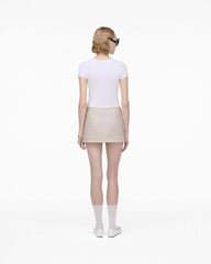 Tweed Mini Skirt Ivory