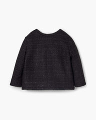 Tweed Backwards Lady Jacket Black