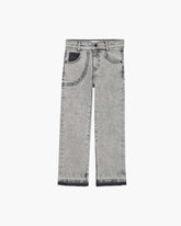 The Trompe Loeil Chain Jeans Black