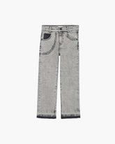 The Trompe Loeil Chain Jeans Black