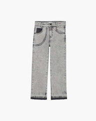 The Trompe Loeil Chain Jeans Black