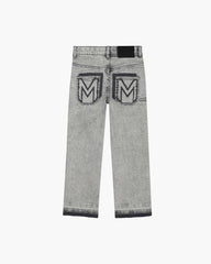 The Trompe Loeil Chain Jeans Black