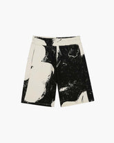 The Daisy Sweatshort Black/White