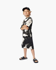 The Daisy Sweatshort Black/White