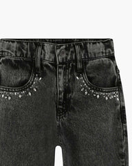 The Punk Gem Jeans Black