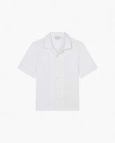 The Jumbled Monogram Logo Short Sleeve Shirt White