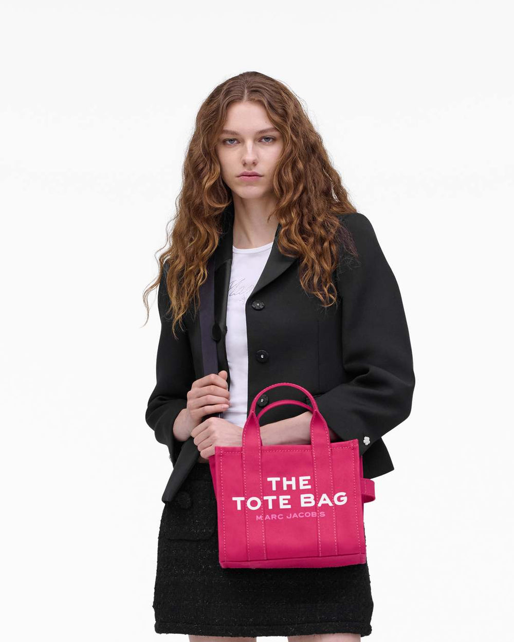The Canvas Small Tote Bag Raspberry Pink